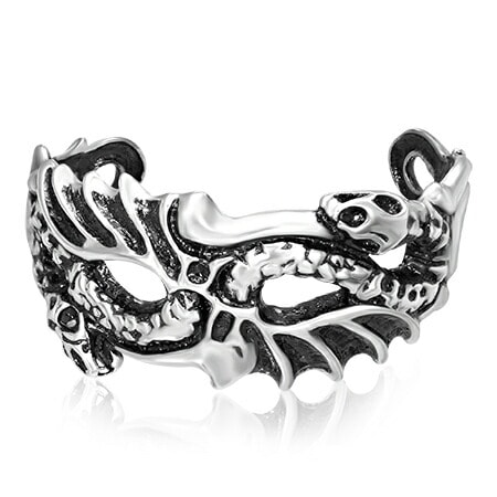 ワイバーン ステンレス バングル アームレット 腕輪 男性 女性 プレゼント 龍 竜 ドラゴン 手首 15,675円