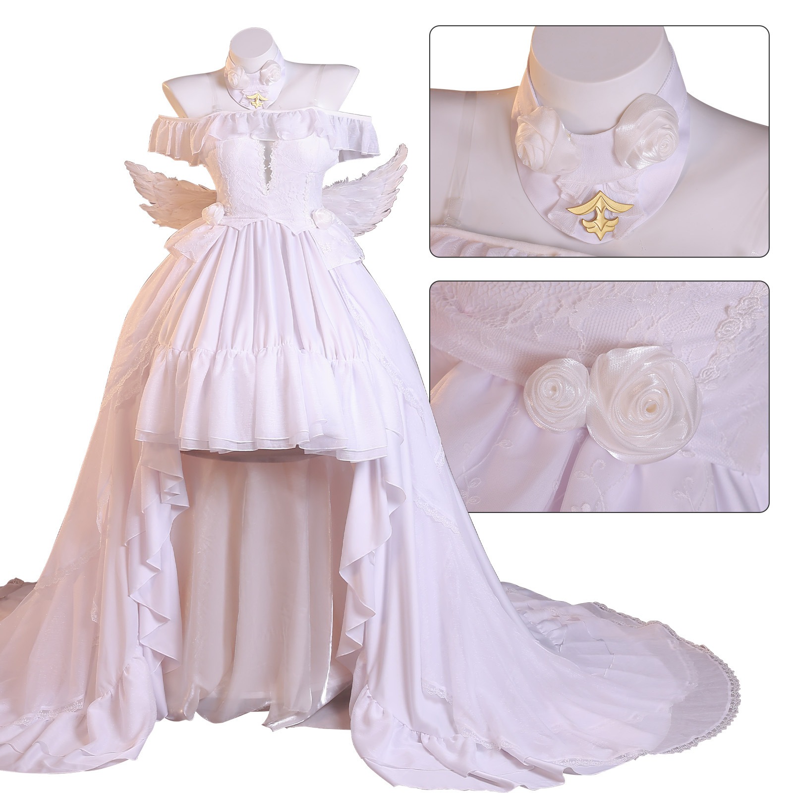 アズールレーン ヤヌスの誓いと花嫁のコスプレ二次元ゲームウェディングドレスコスプレ衣装