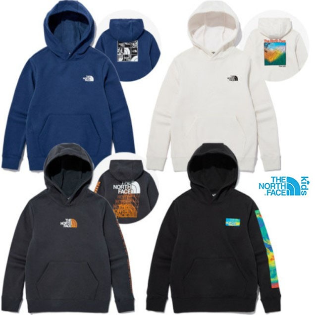 B CAMP FLEECE P/O HOODIE NM5PN90 ノースフェイス HOODIE 起毛 フード Tシャツ フードティー 長袖 キッズ ジュニア 防寒 女の子 男の子