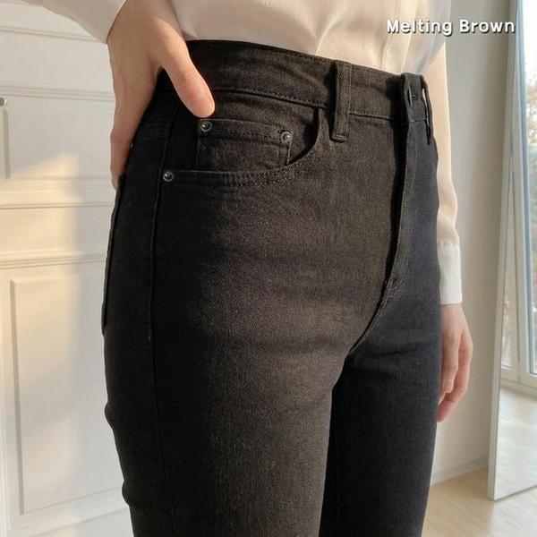 女性起毛ブーツカットパンツ K14