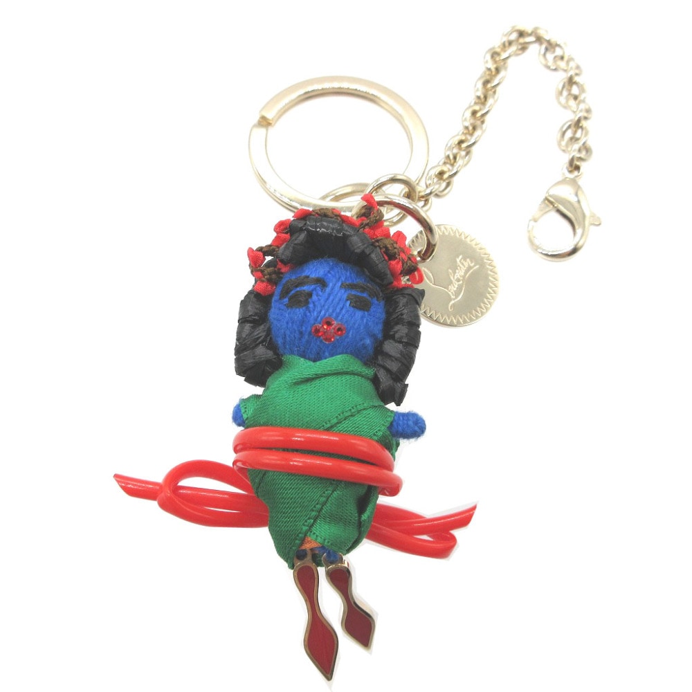 美品 バッグチャーム チャームドール キーホルダー メタル/メタル ゴールド 0111【中古】 ユニセックス