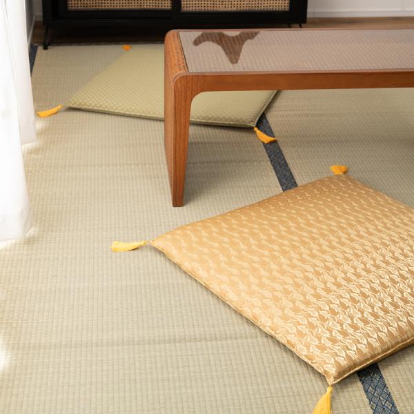 座布団 70×70cm おしゃれ 撥水 水 はじく 大判 大きい 大きめ 軽い 和風 和室 和柄 クッション お寺 寺院 旅館 民宿 レストラン 飲食店 和食店 宴会 座敷 法事 4,991円