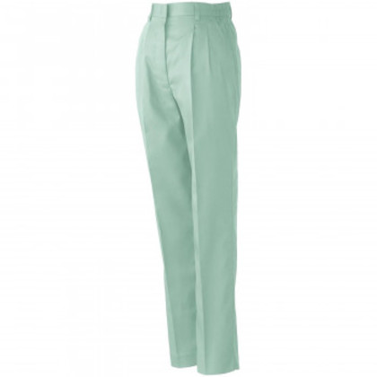 桑和 420 レディースツータックスラックス 6Lサイズ モスグリーン(107)