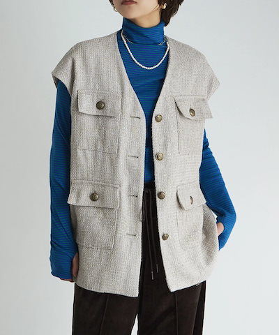 PEARL GATES GOLF　パーリーゲイツ　コットン　ニットベスト　M（1 PEARL GATES GOLF パーリーゲイツ コットン ニットベスト M（1 【公式