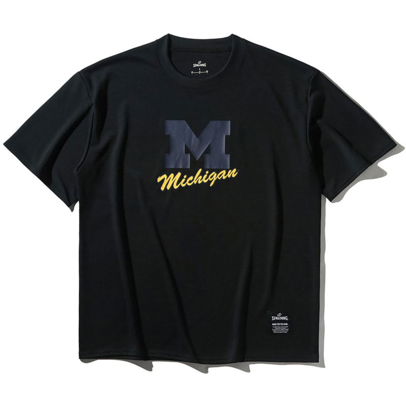Tシャツ ミシガン Mロゴ クラシック バスケットボール 半袖Ｔシャツ smt25139m-1000