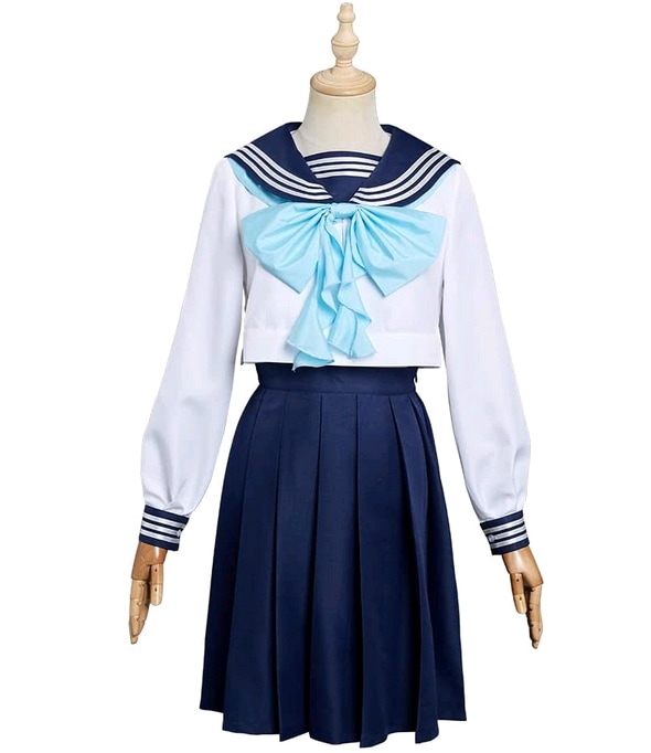 明日小路 コスプレ あけび こみち セーラー服 長袖 コスプレ衣装 服 グッズ イベント ハロウィン 学院祭