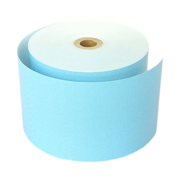 小林 カラーサーマルロール紙 58mm幅x63m巻 青 23-400600-08 1箱（8巻）