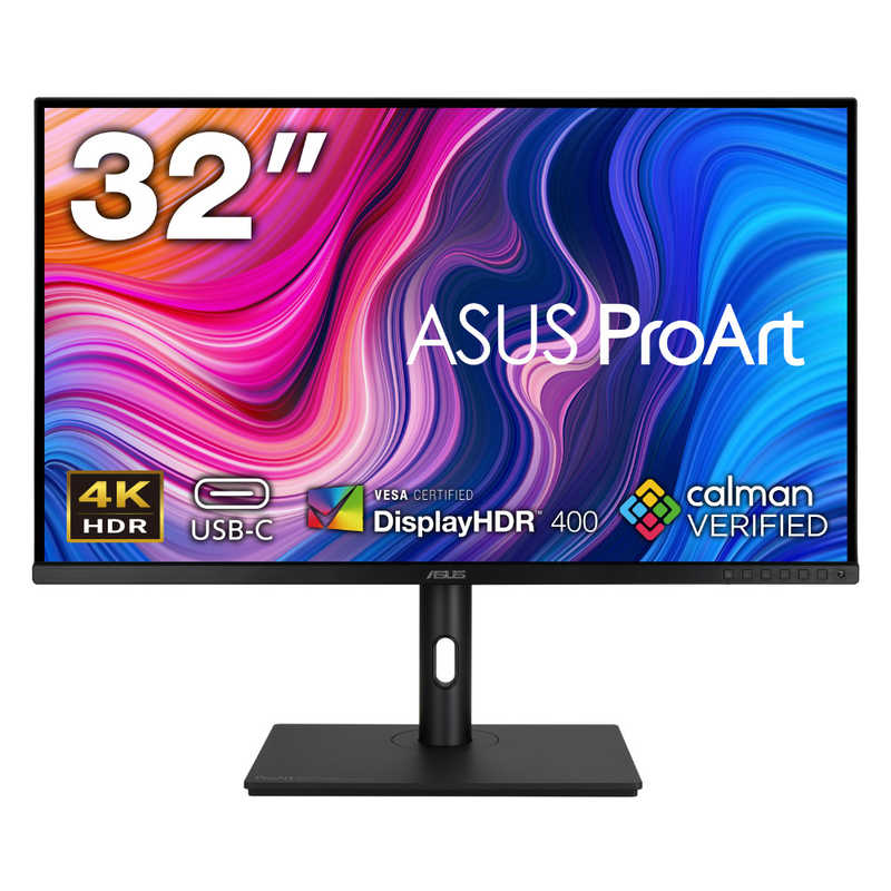 ASUS エイスース　PCモニター ProArt ブラック [32型 /4K(3840×2160） /ワイド]　PA329CV
