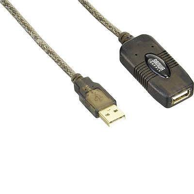 他サイト： サンワサプライ　延長ケーブル [USB-A オスメス USB-A /5.0m /USB2.0] ブラック　KB-USB-R205Nの商品画像