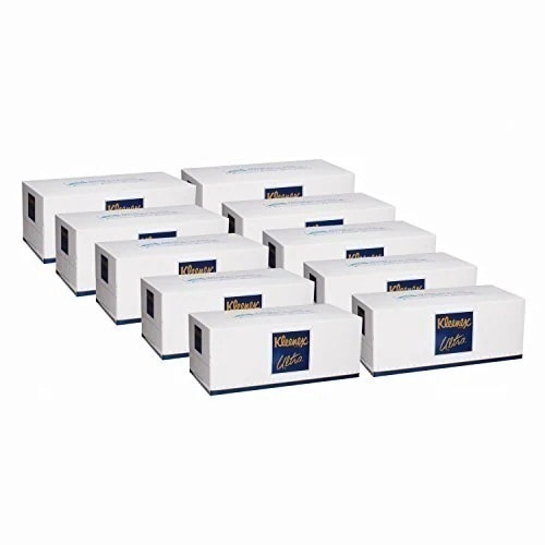 【ケース販売】 クリネックス ティシュー ウルトラ ファミリーサイズ 3枚重ね 420枚(140組) ×10箱入り