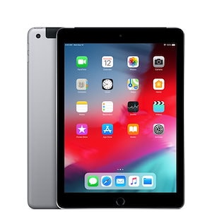 【整備済み品】【中古非常良い】iPad (第６世代) Wi-Fi + Cellular 32GB スペースグレイ