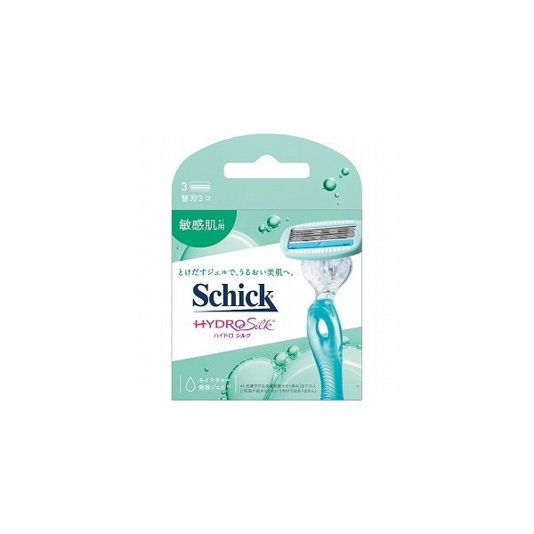 Qoo10] Schick(シック) ハイドロ シルク敏感肌用替刃 3個