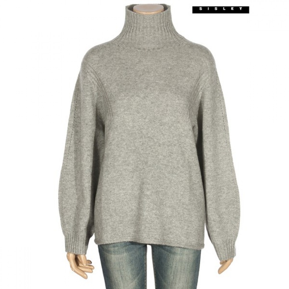 (シスレー) シスレーボリュームスリーブロングニット SAKPC5461_GR