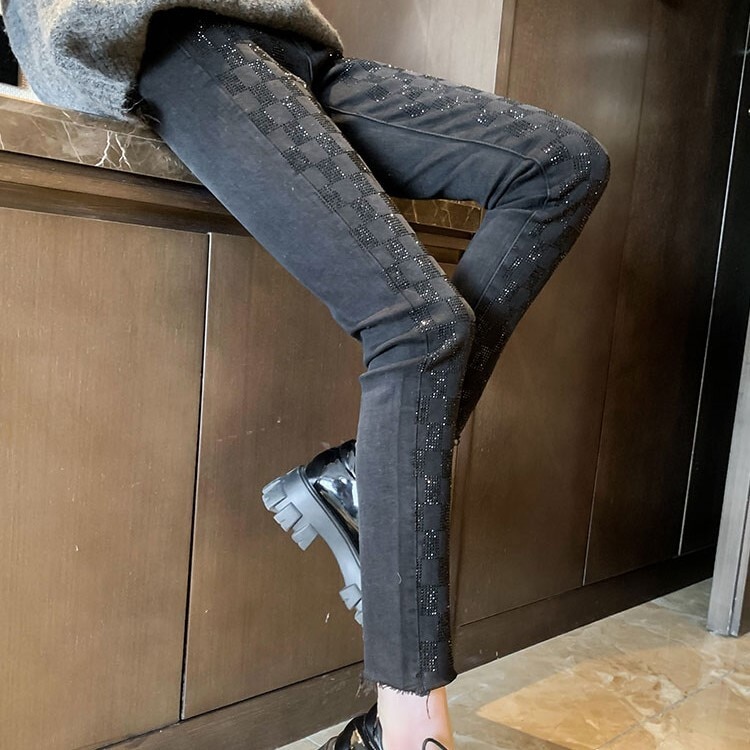 ボトムス パンツ ストレートパンツ スキニーパンツ アンクル丈 スリム ファスナー ポケット ハイウエスト ダメージ デニム 大人可愛い カジュアル おしゃれ かっこいい 大人女子 ルーズ クール