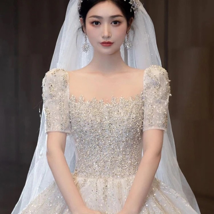 パーティードレス大人気 新商品 高級感 気質 花嫁ロングドレス 成人式 ドレス 演奏会 卒業式 ドレス 結婚式ワンピース ウェディングドレス ロングドレス