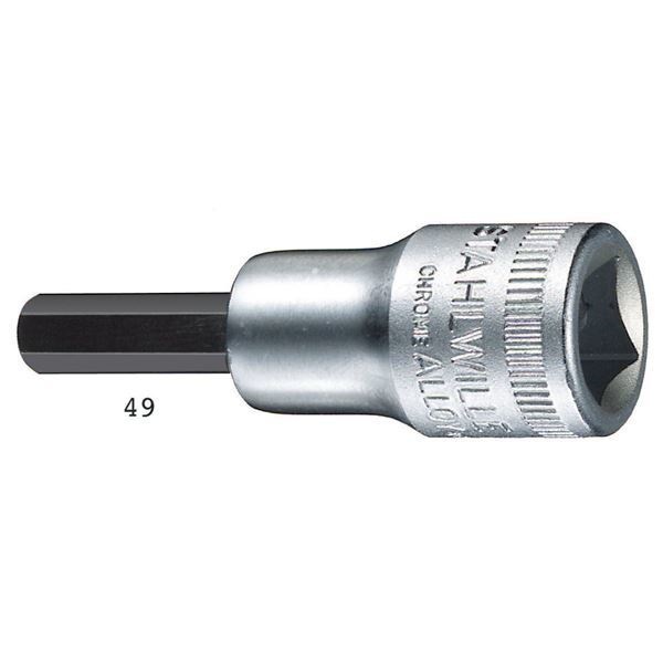 STAHLWILLE（スタビレー） 49A-1／4 （3／8SQ）インヘックスソケット （02450016） 5,616円