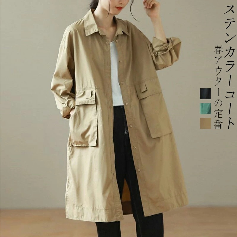 ミディアム丈パーカー女性韓国版カジュアルゆったり着やせシャツ