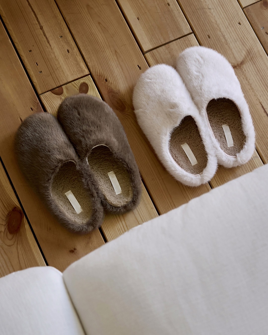 リビンエコパースリッパ韓国ファッション レディース