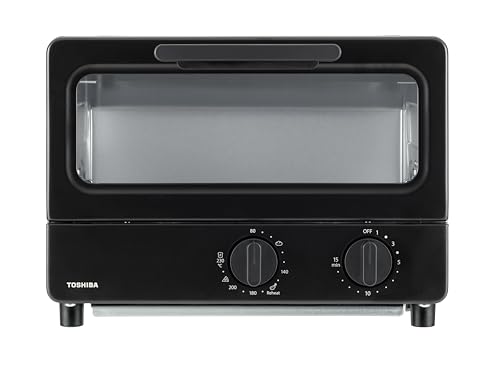 TOSHIBA(東芝) トースター オーブントースター 2枚焼き HTR-PZ3(K) ブラック 温