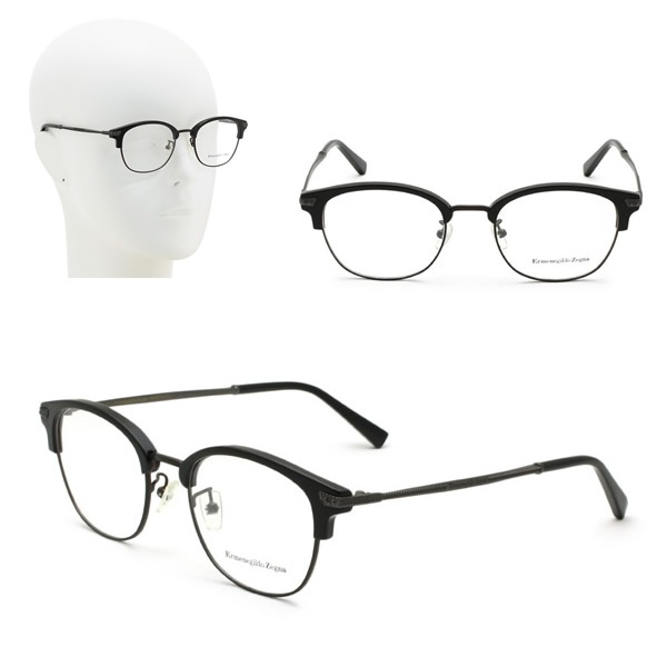 フレームのみ EZ5088-D/V 001 51 メガネ 眼鏡 アジアンフィット ブラック