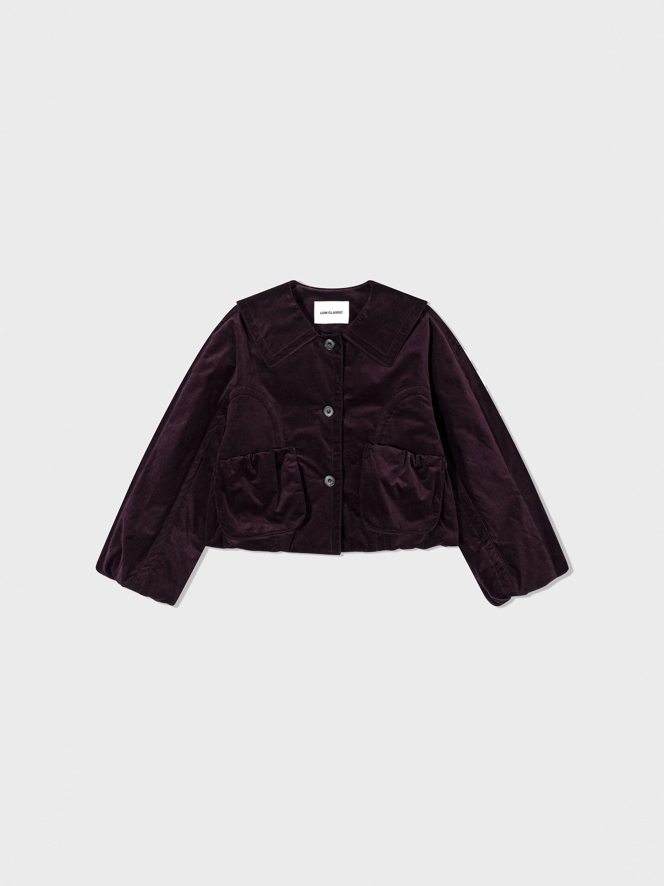 【LOW CLASSIC】 BUBBLE SAILOR JACKET : PURPLE
