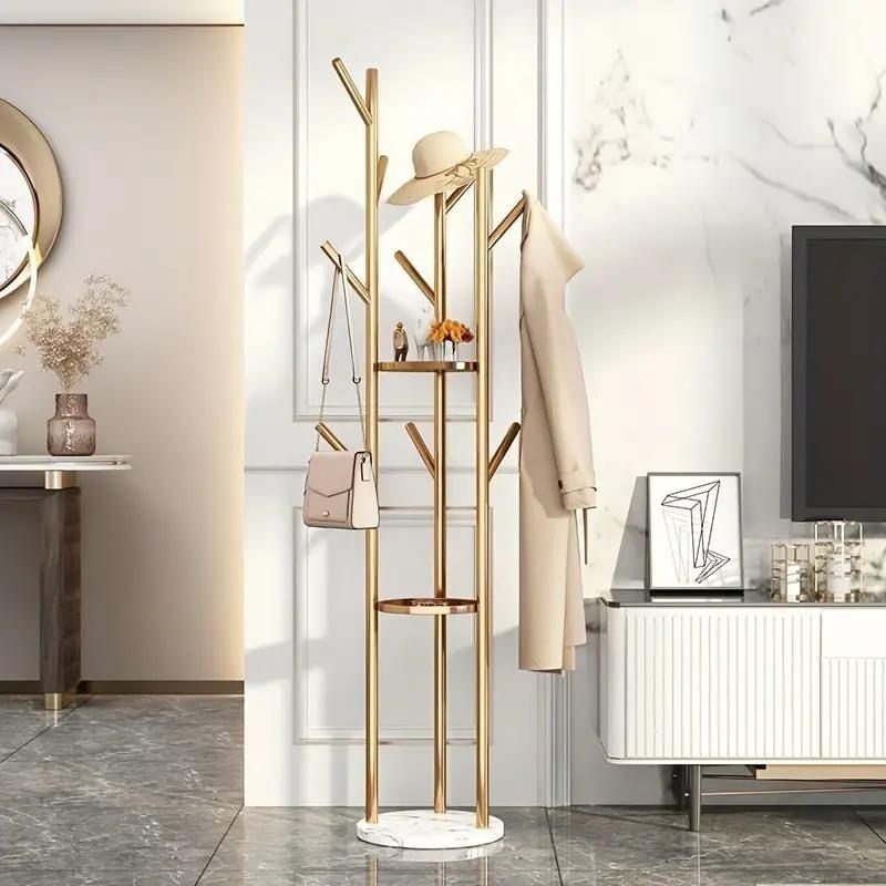 ポールハンガー ハンガーラック 収納家具 省スペース 洋服掛け 帽子 バッグ 鞄 コート掛け スリム シンプル おしゃれ