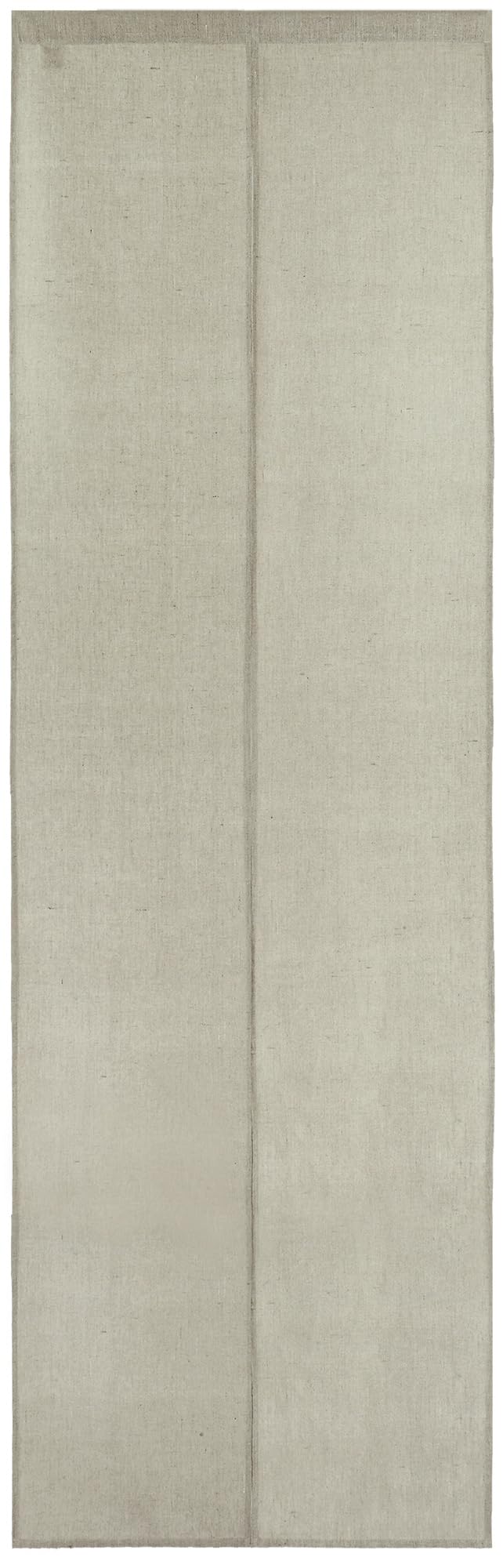 のれん ロング おしゃれ 北欧 リネン100％ Sunnyday Fabric 麻リネン グレーベージュ 無地 約72cm幅×240cm丈