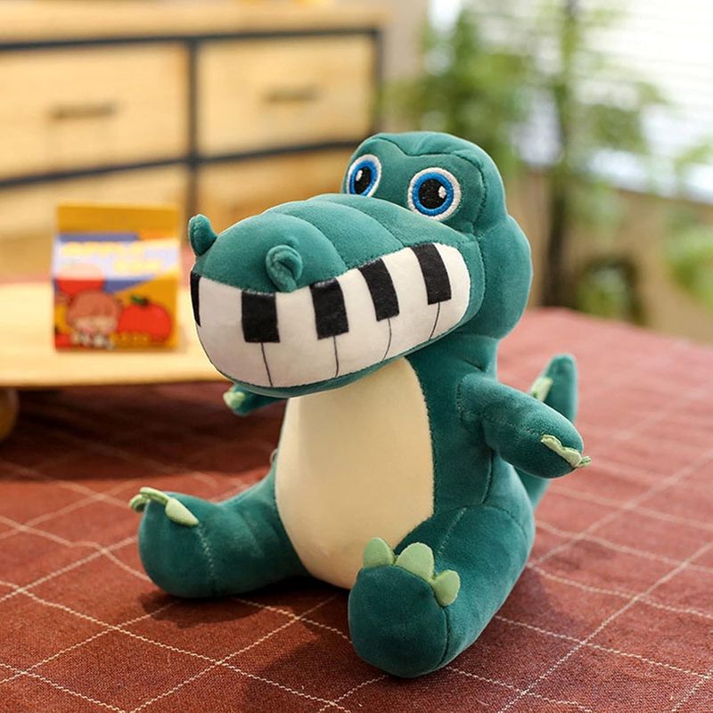 ワニ　ぬいぐるみ　鰐　ピアノ　かわいい　おもちゃ　お人形　インテリア　置物　飾り　超萌え　抱き枕　誕生日　記念日　贈り物　プレゼント　ギフト　お祝い　子供　彼女　彼氏　柔らかい　抱き心地よい　もちもち
