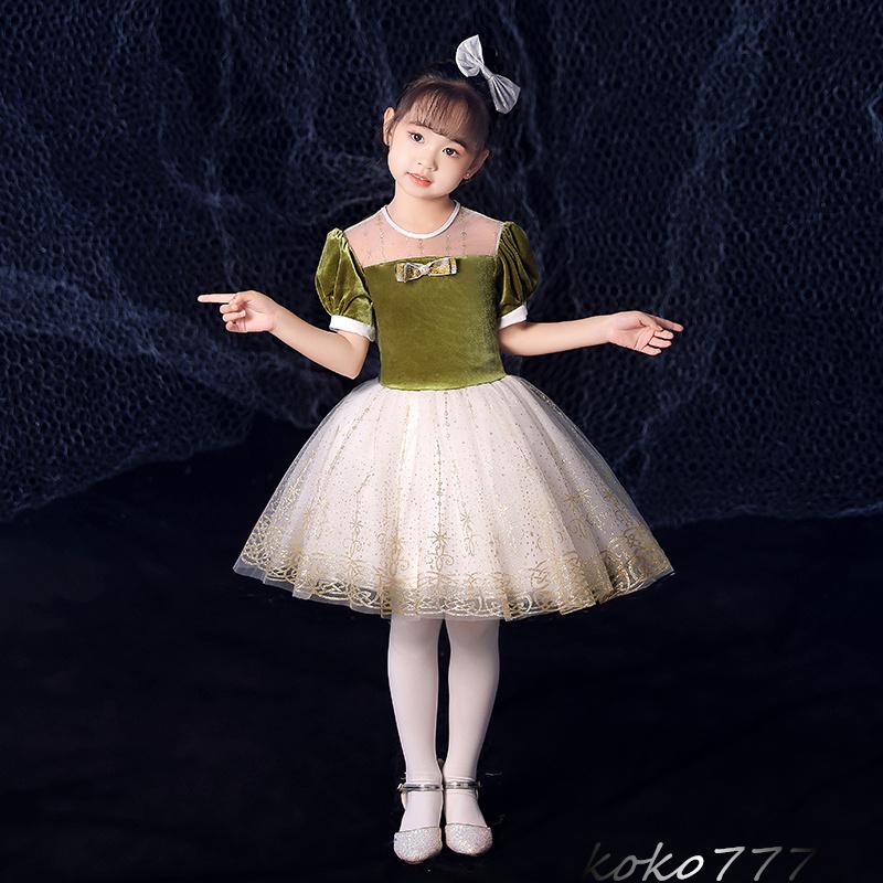 【急速出荷!】子供服 ドレス ワンピース キッズ 女の子 ダンスウェア パーティードレス 洋服 半袖 プリンセス お姫 舞台衣装 公演着 学園祭 発表会 コスム 可愛い ポイントの使用