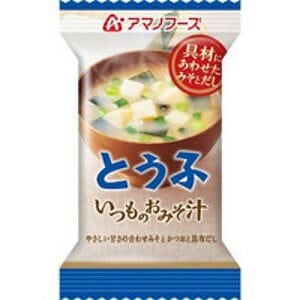 [まとめ買い]アマノフーズ いつものおみそ汁 とうふ 10g（フリーズドライ） 60個（1ケース）