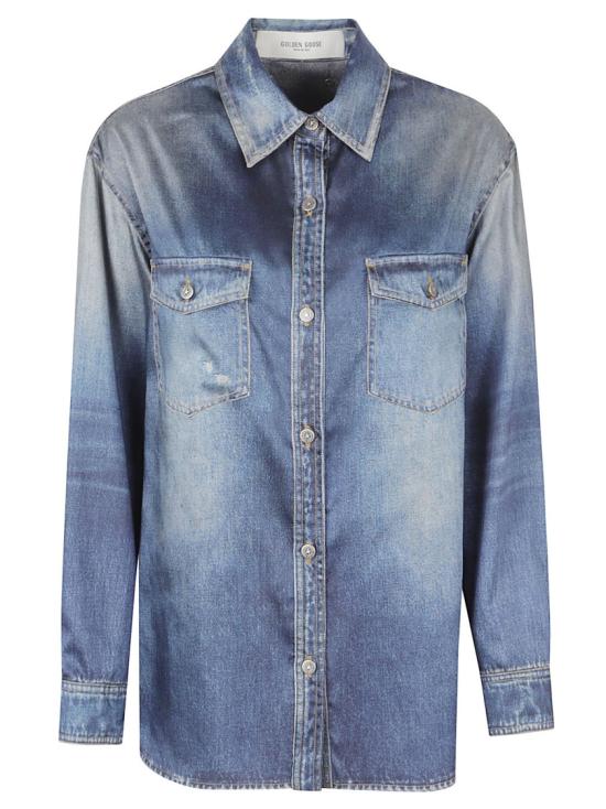 GOLDEN GOOSE Women Tops GWP02525P00240650100 Blue