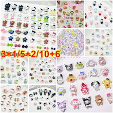 【5.16更新】【3+1/5+3/10+6】かわいい デザインごとに 約20個入り/大きな長い耳ネイル メタル パーツ ジルコン ネイルシール/ネイルアート/ネイルパーツ ール セルフネイル