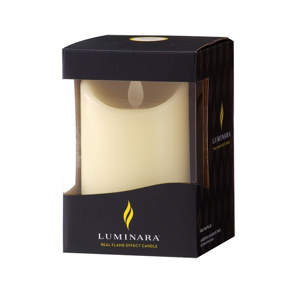 LEDキャンドル ルミナラバーチピラー 3.5×4 リモコンセット B03170010-R-SET