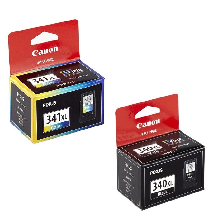 【セット】純正品 インクカートリッジ BC-340XL-BC-341XL-SET
