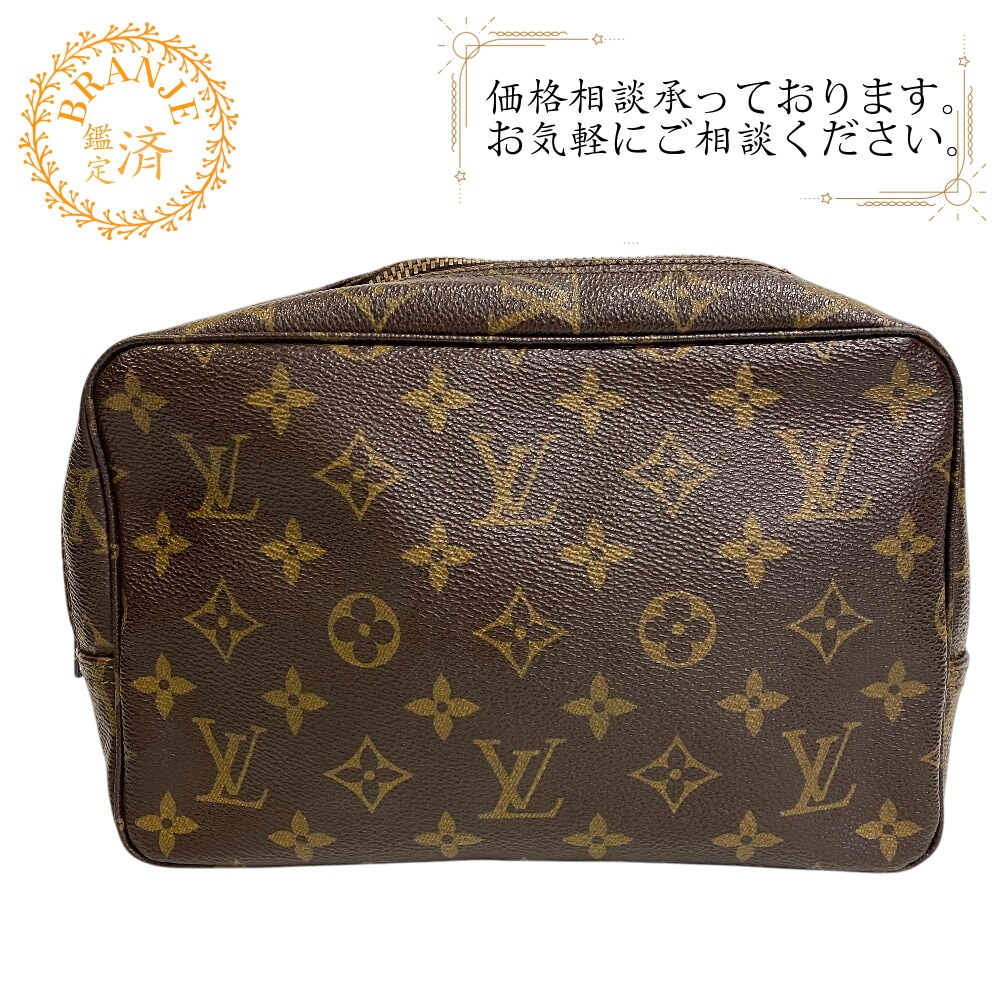 M47524 トゥルーストワレット23 クラッチバッグ ポーチ モノグラム レザー クラッチバッグ ブラウン ブランド