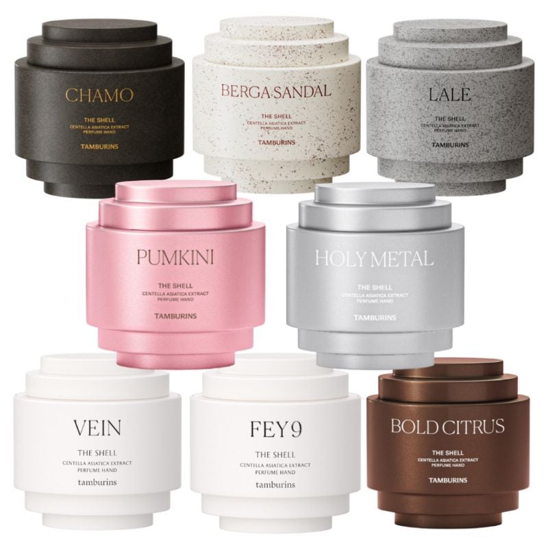 【BLACKPINK jennie Pick】THE SHELL HAND CREAM 30ml 8種 CHAMO HOLYMETAL LALE PUMKINI BERGA SANDAL