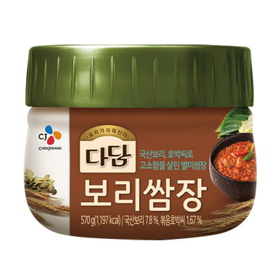 『CJ』タダム 蒸し麦(ボリ)サムジャン(570g) 韓国味噌 ...のサムネイル