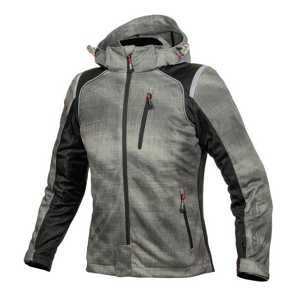 JK-135 P FULL M-PARKA Smoke/BK M 07-135/SM/BK/M