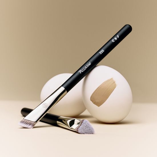 ピカソ タッピングカバー 毛穴ファンデーション/コンシーラーブラシ (3種のうち1種)