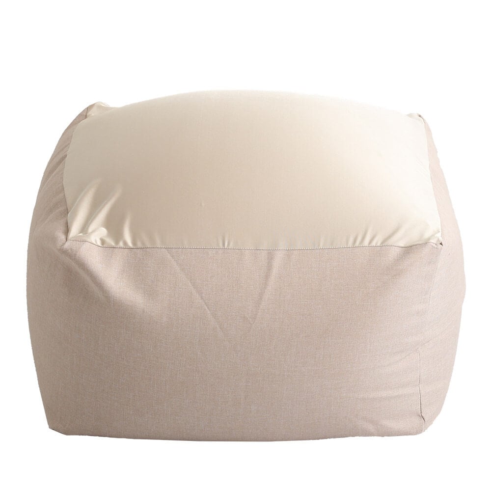 特大のキューブ型ビーズクッション・日本製（XLサイズ）カバーがお家で洗えます Guimauve-ギモーブ-　SH-07-GMV-XL-BE　ベージュ 10,354円