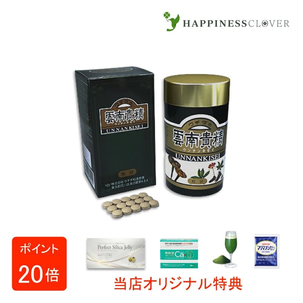 【選べるおまけ付き】ウチダの雲南貴精 84g 420粒 うんなんきせい ウチダ和漢薬