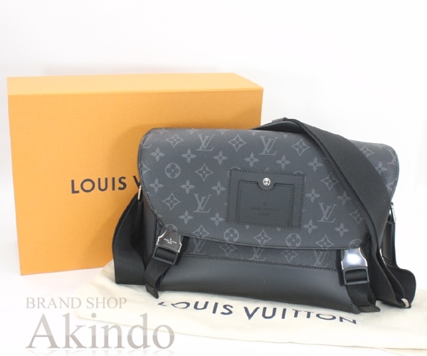 ショルダーバッグ モノグラムエクリプス メッセンジャーヴォワヤージュPM メンズ 黒 ブラック M40511 ギフト 斜め掛けカバン クロスボディ