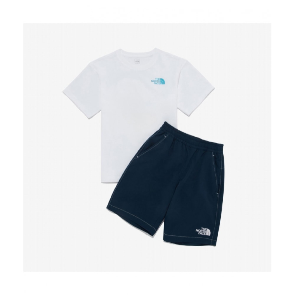 ザ・ノース・フェイス キッズ キャンパー EX クルーセット NT7UR31T_WHT