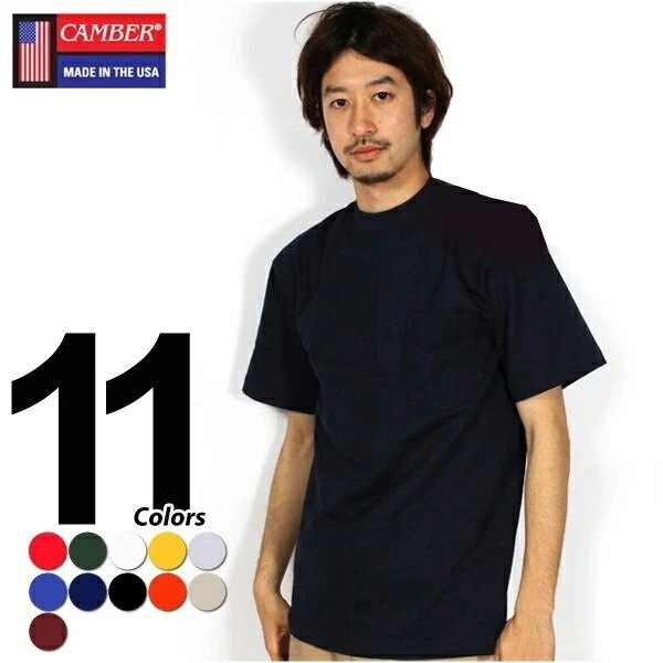 camber 302 CAMBER ポケット 半袖 TEE 定番 ヘビーウェイト 8オンス キャンバ