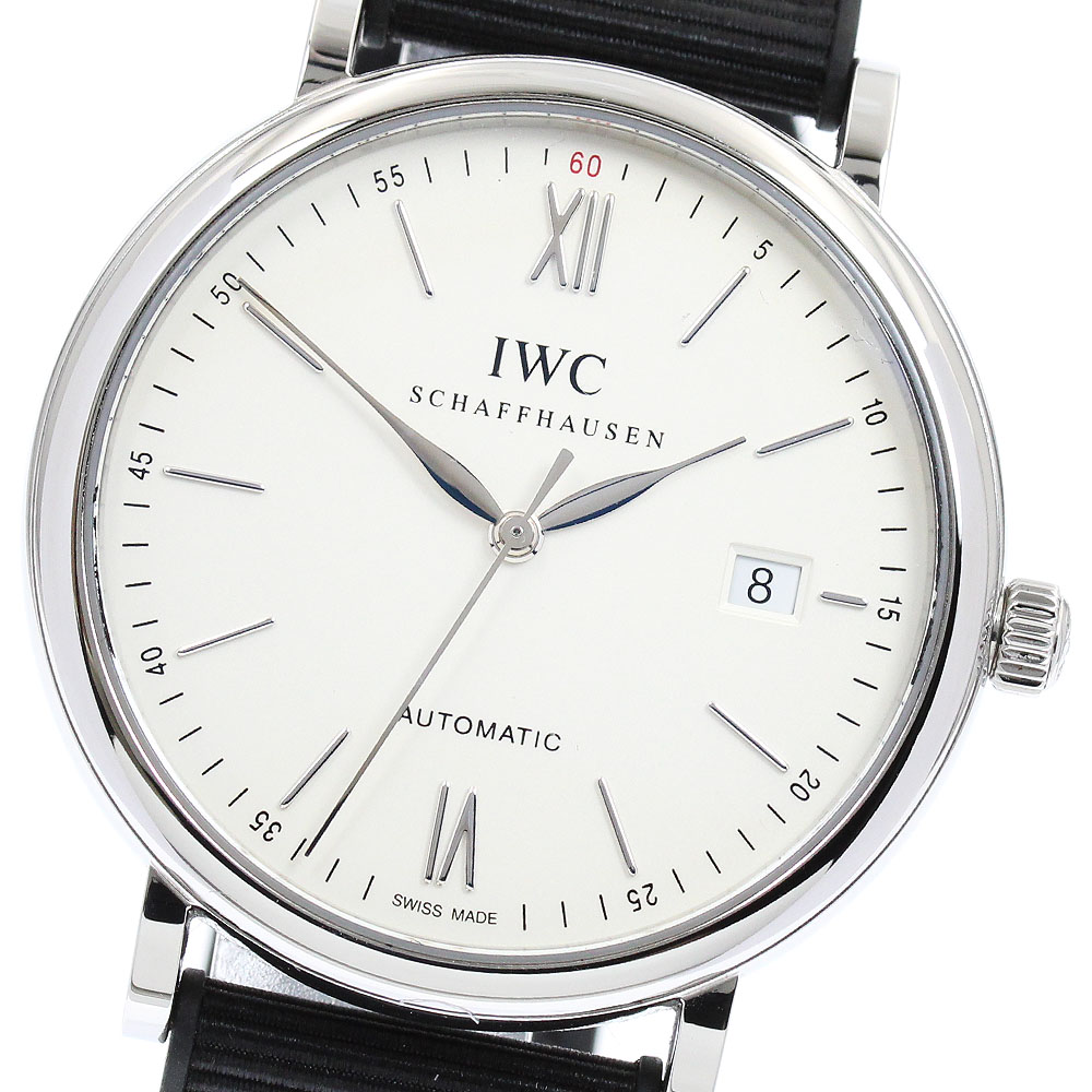 IWC IWC SCHAFFHAUSEN IW356501 ポートフィノ デイト 自動巻き メンズ 美品 _942500【中古】