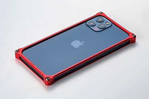 ギルドデザイン(GILD design) ソリッドバンパー iPhone12 iPhone12Pro ケース ジュラルミン削り出し 日本製 レッド GI-428R 43172