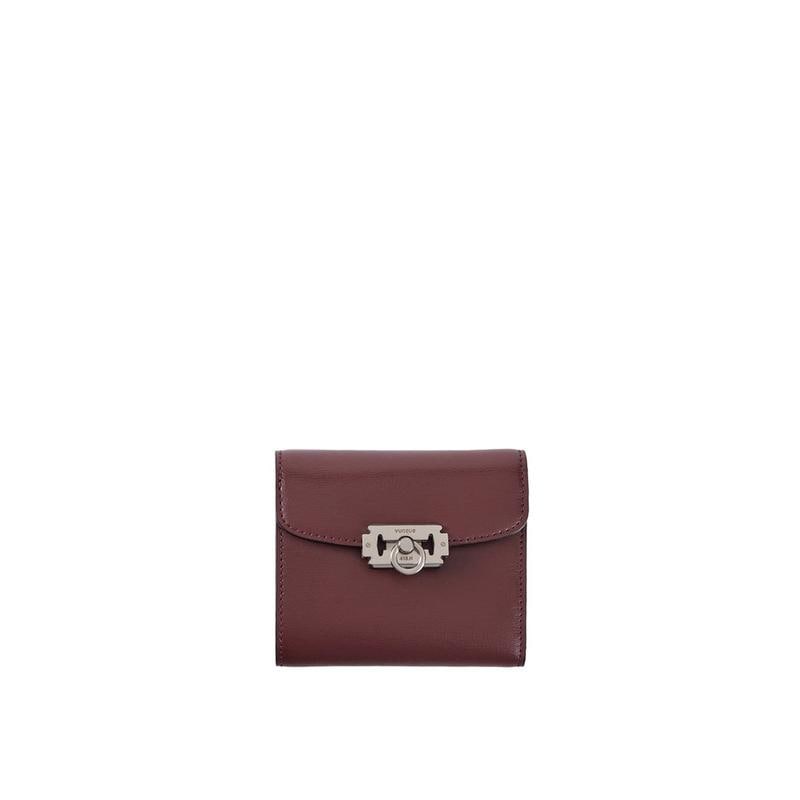 Occam Ring Square Half Wallet (オッカムリングスクエア半財布) カラントブルゴーニュ VQB5-1WM861-1WI