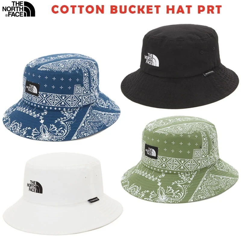 韓国正規品保証 関税負担なし NE3HN00A COTTON BUCKET HAT PRTデイリー 基本 着装 男子 女子 人気 韓国 ファッション 男女共用 アウトドア