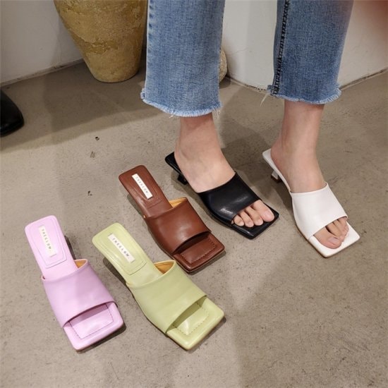 サンダル ローヒール オープントゥ カジュアル 歩きやすい 履きやすい ラクチン 大人可愛い