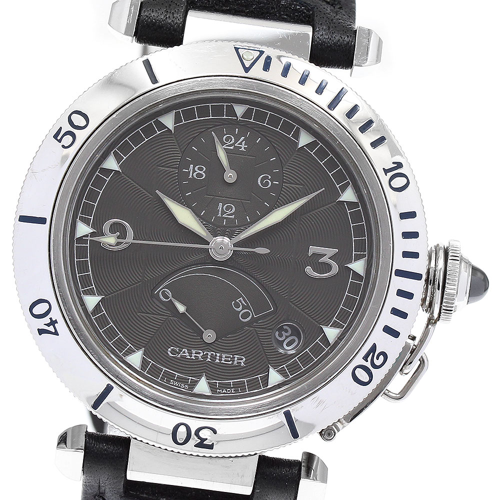 カルティエ CARTIER W3105055 パシャ38 パワーリザーブ 自動巻き メンズ _891987【中古】